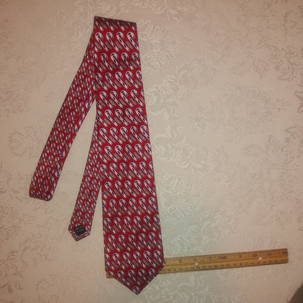 Candy Cane Tie - Silk - (023)